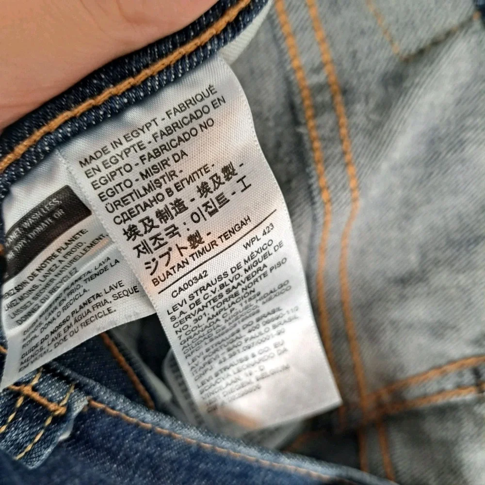 Levi's Premium 541 Athletic Taper Jeans Men's 32x31 Dark Wash Big E Tag 32x32